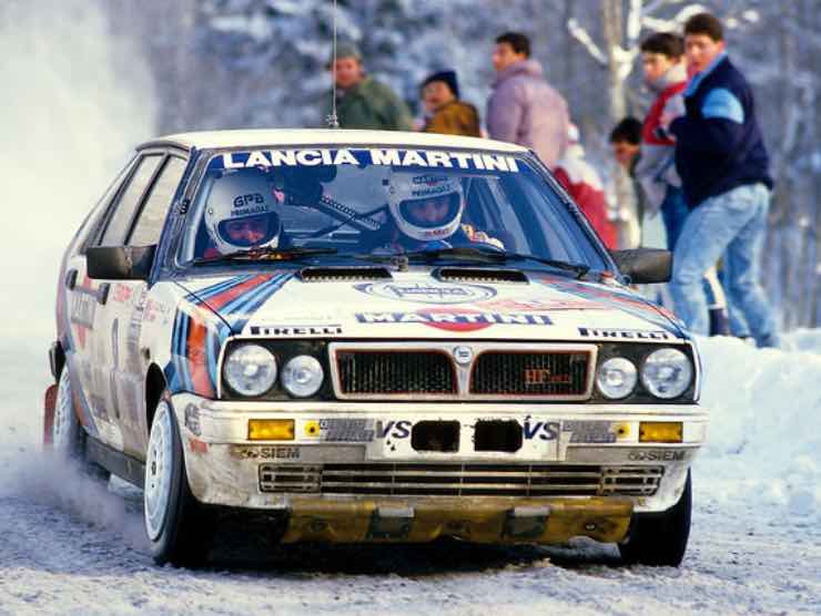 La Lancia Delta HF in un rally del 1987 | Web Source