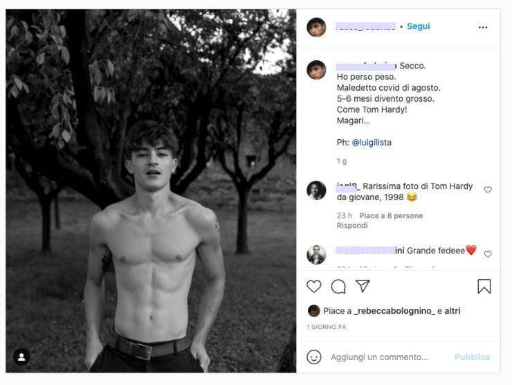 Schermata profilo Instagram di Federico Russo (Instagram)