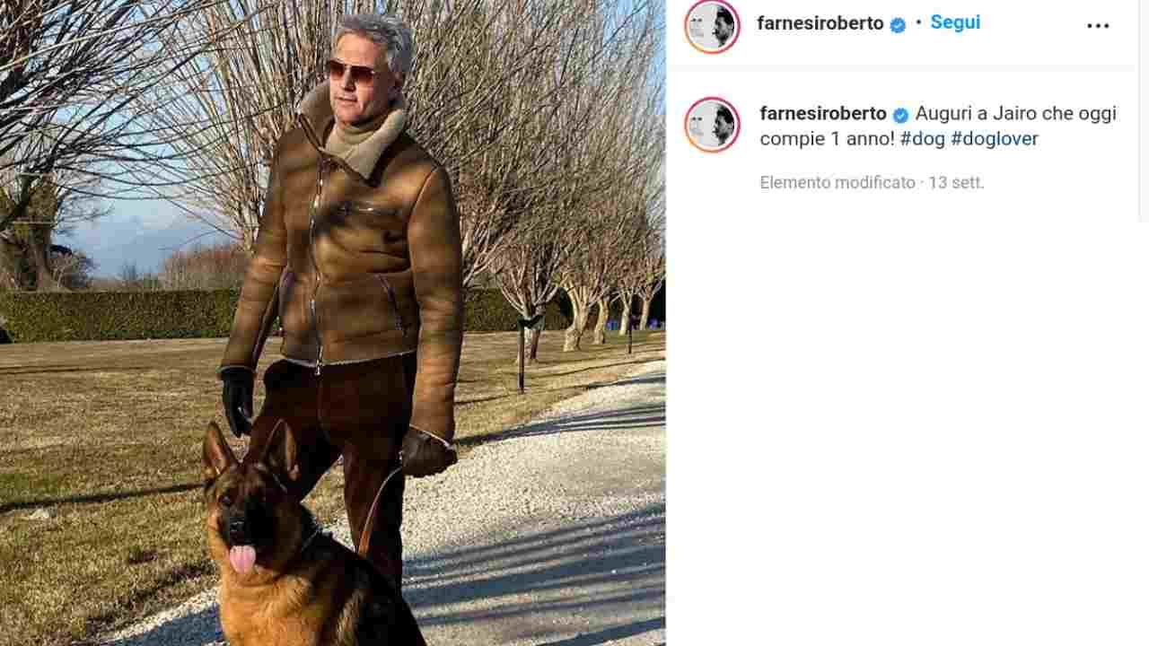Roberto Farnesi (via Instagram) 28.04.2022-newstv.it