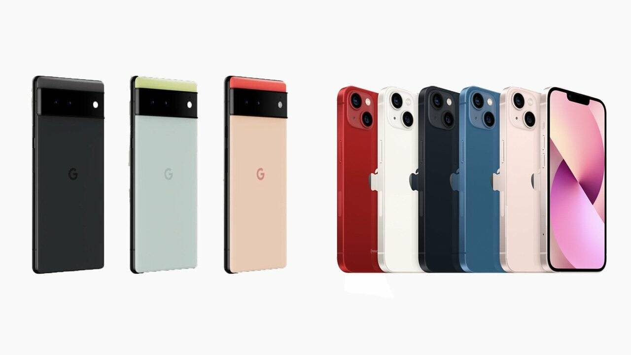 Iphone 13 contro Google Pixel 6 | Web Source