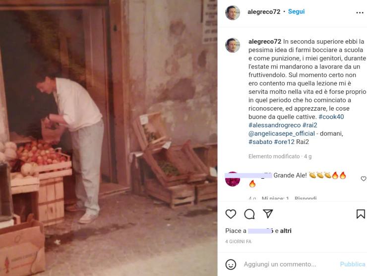 Alessandro Greco (via Instagram) 11.05.2022-newstv.it