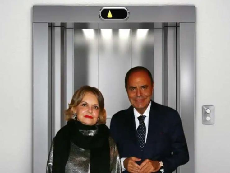 Vespa e la moglie