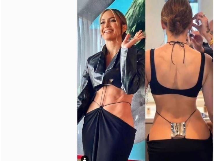 Jennifer Lopez tutto appeso a un filo (Instagram) 11.5.2022 newstv