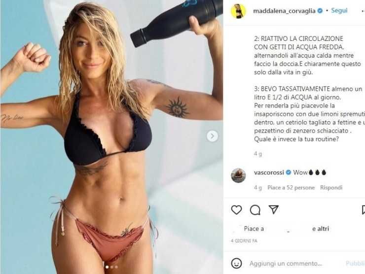 Maddalena Corvaglia (Instagram) 17.5.2022 newstv