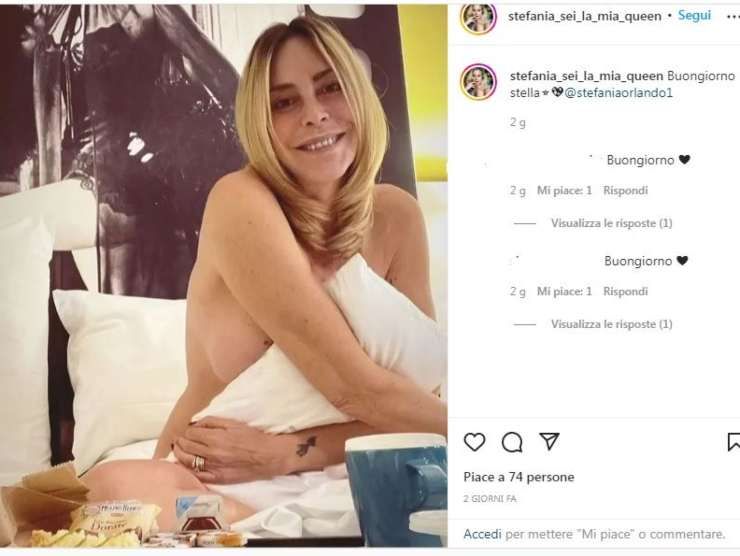 Stefania Orlando (Instagram) 14.6.2022 newstv