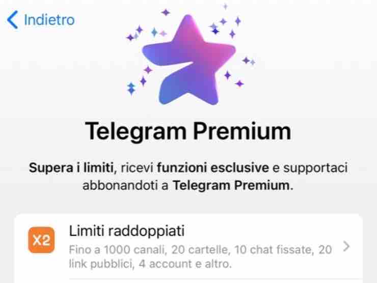 Telegram premium è ricchissimo di nuove funzioni | Web Source