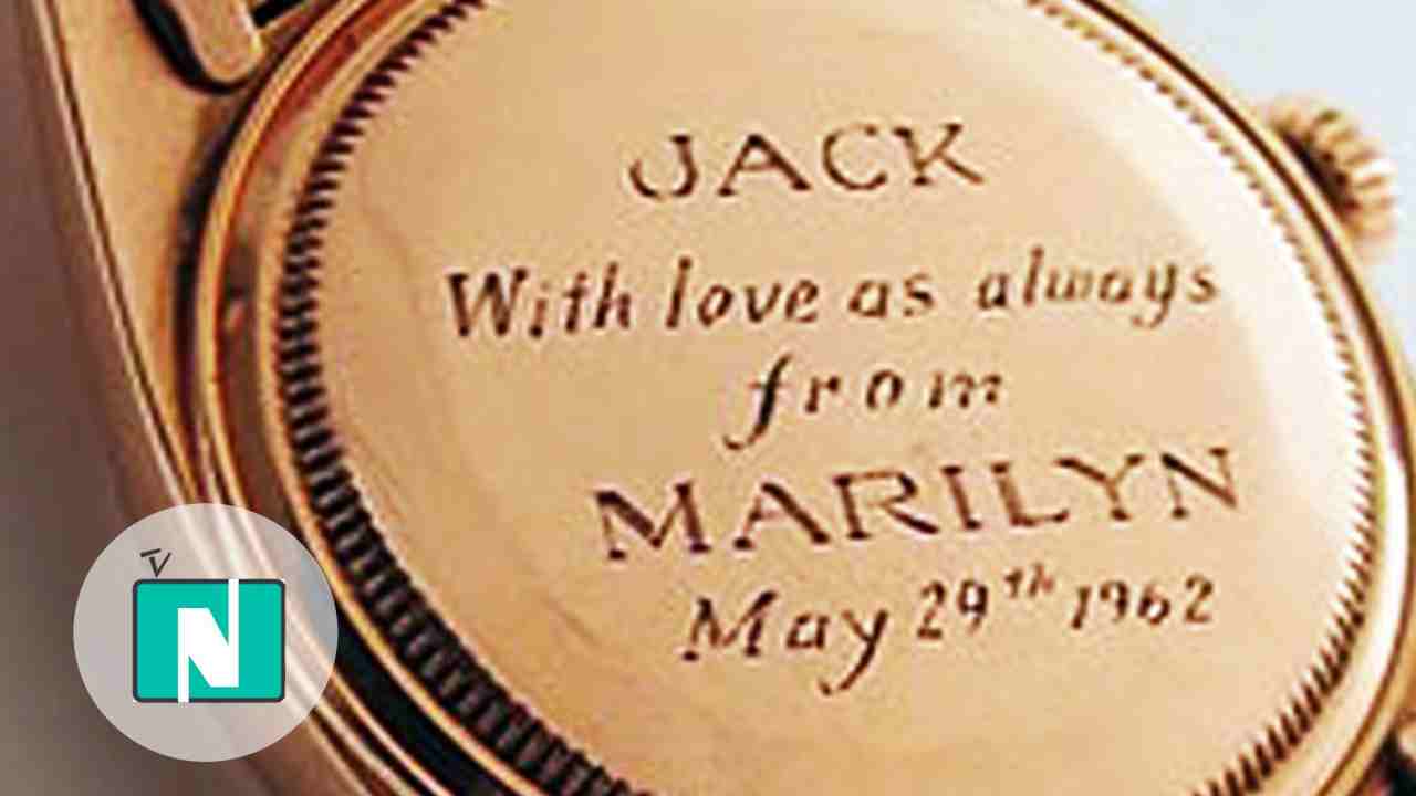 Il meraviglioso Rolex Date con la dedica di Marylin a JFK | Web Source