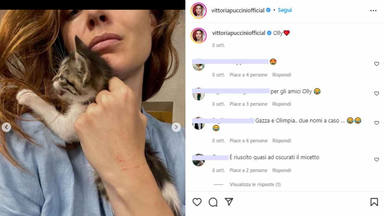 Vittoria Puccini (via Instagram) 28.07.2022-newstv.it