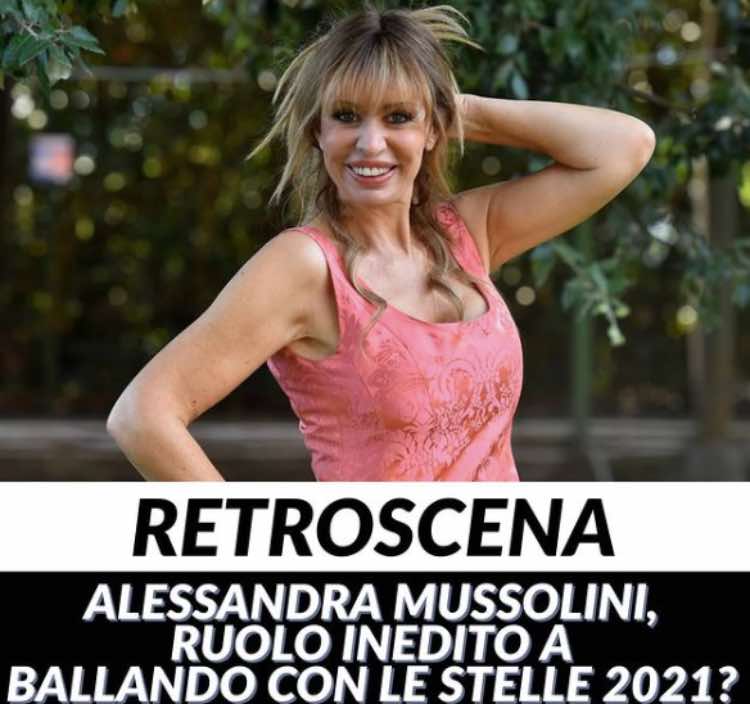 Alessandra mussolini ballando con le stelle