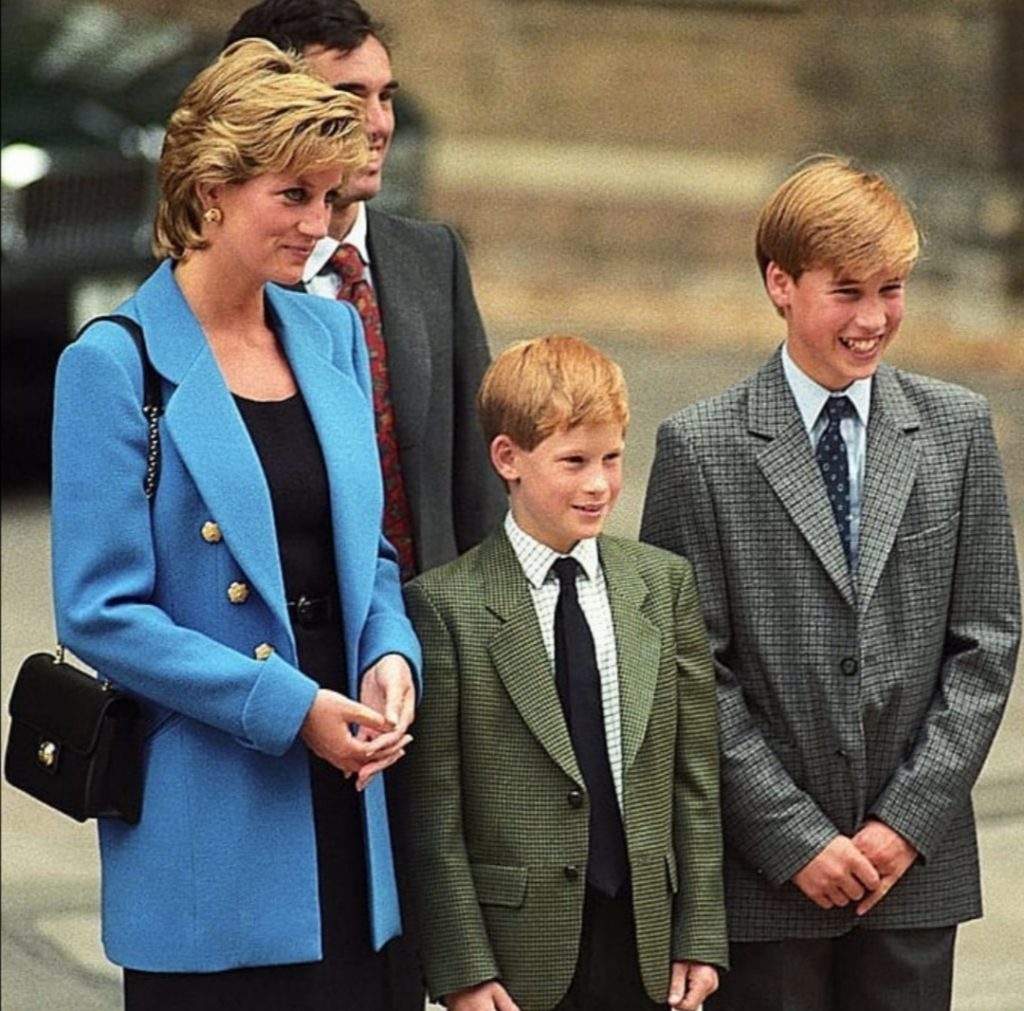 Lady Diana e i figli