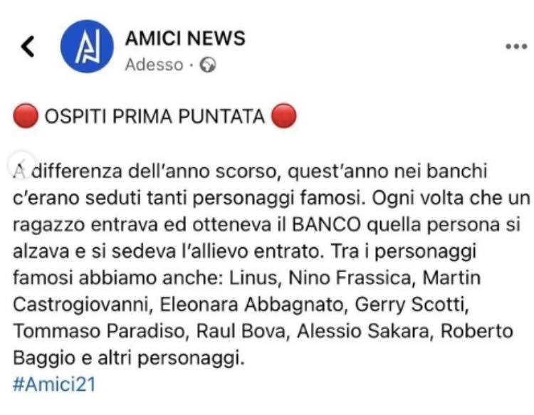 amici 2021