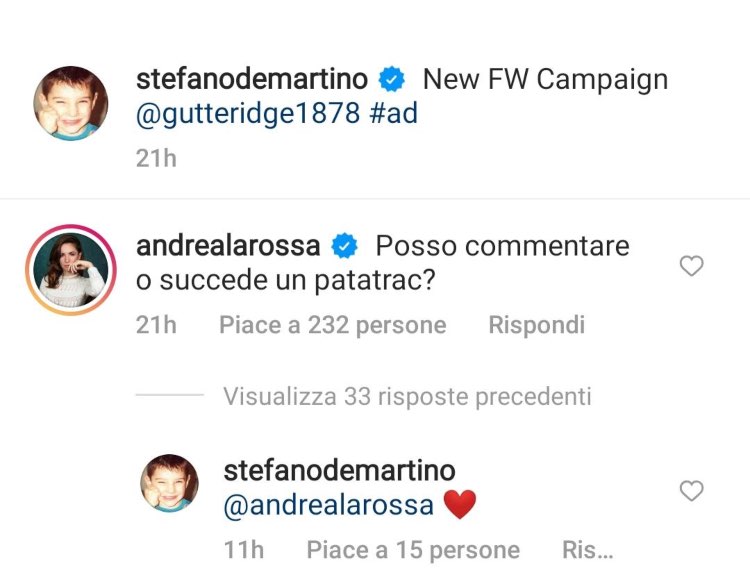 stefano de martino Andrea Delogu