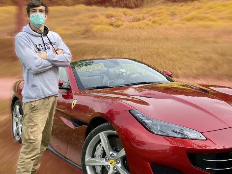 Andrea Pirillo e la sua Ferrari Portofino | Web Source-2