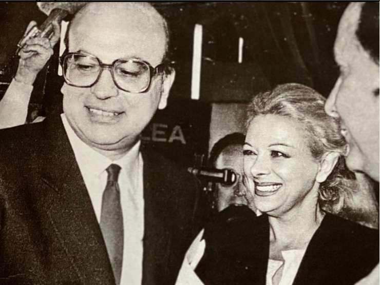 Sandra Milo e Bettino Craxi 