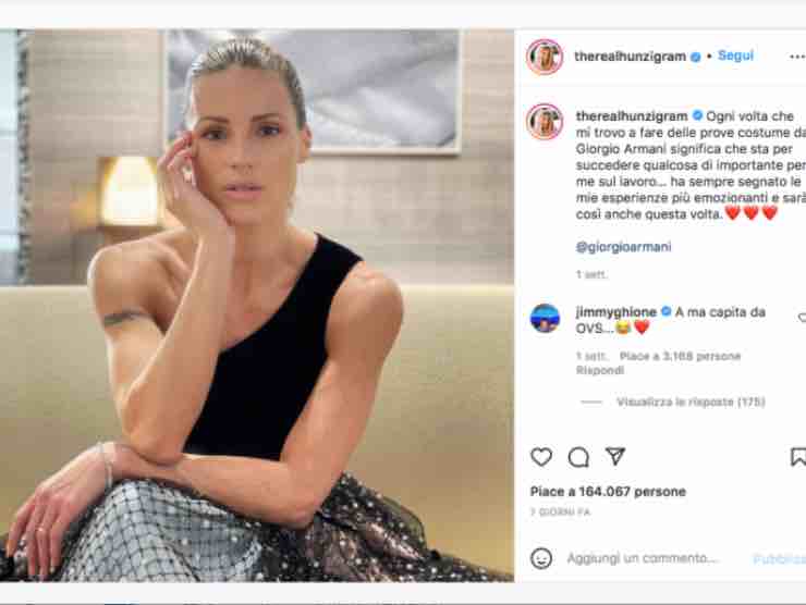 Michelle Hunziker da un Trussardi a un Armani | Instagram