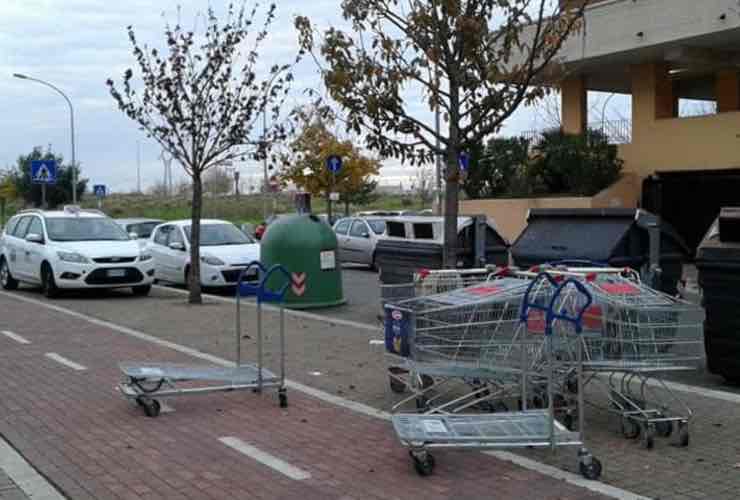 carrelli abbandonati_ una scena di ordinario degrado | Web Source