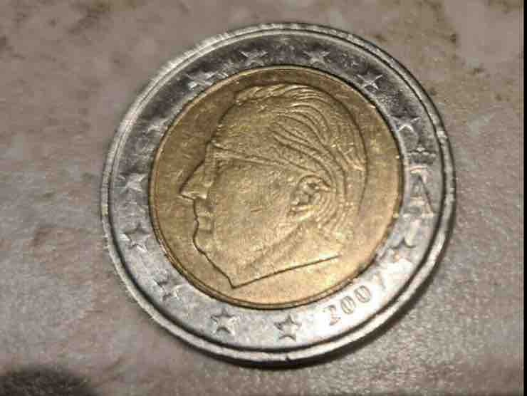 Sul retro della moneta campeggia Re Alberto del Belgio | Ebay