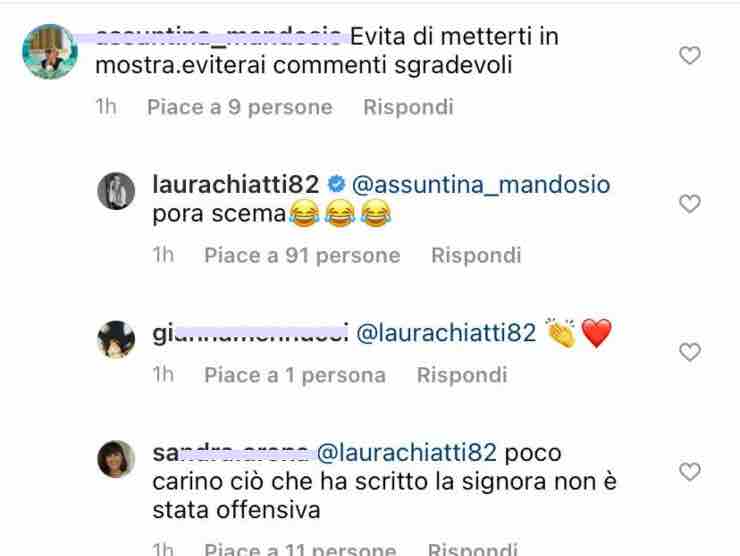 Laura Chiatti reagisce quoidianamente agli attacchi | Instagram