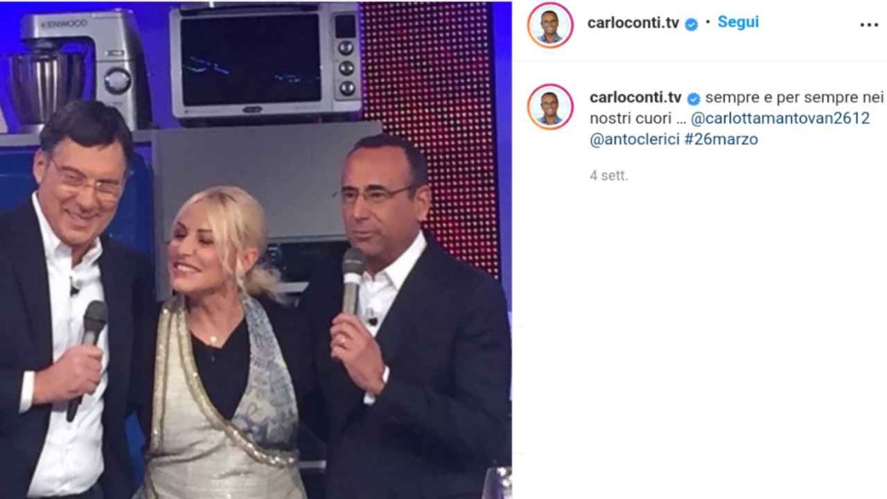Carlo Conti (via Instagram) 28.04.2022-newstv.it