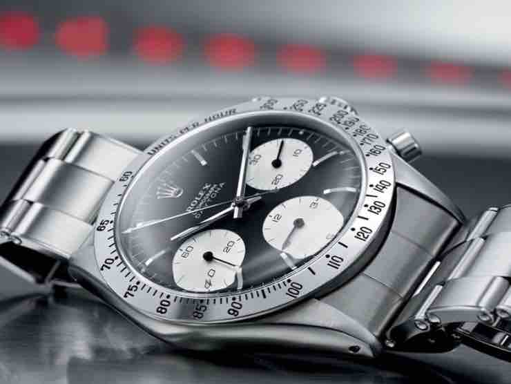 Un Rolex Daytona storico, col quadrante nero come quello di Federer | Web Source