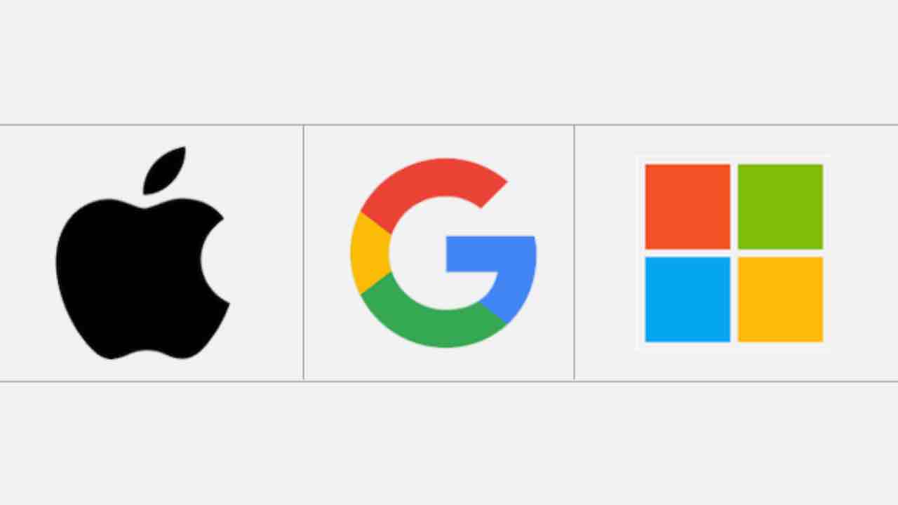 Apple, Microsoft, Google | Web Source