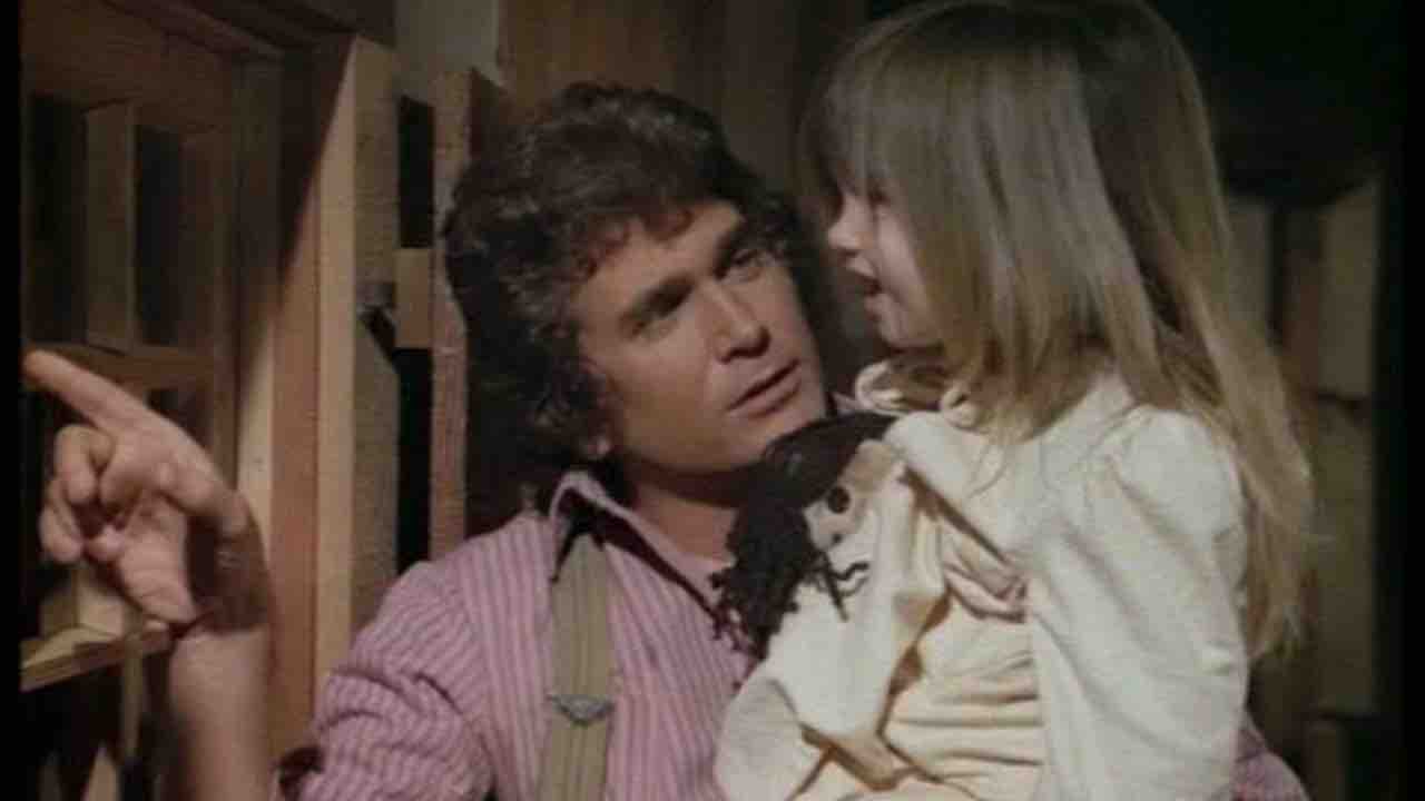 Michael Landon e la piccola Carrie | web source