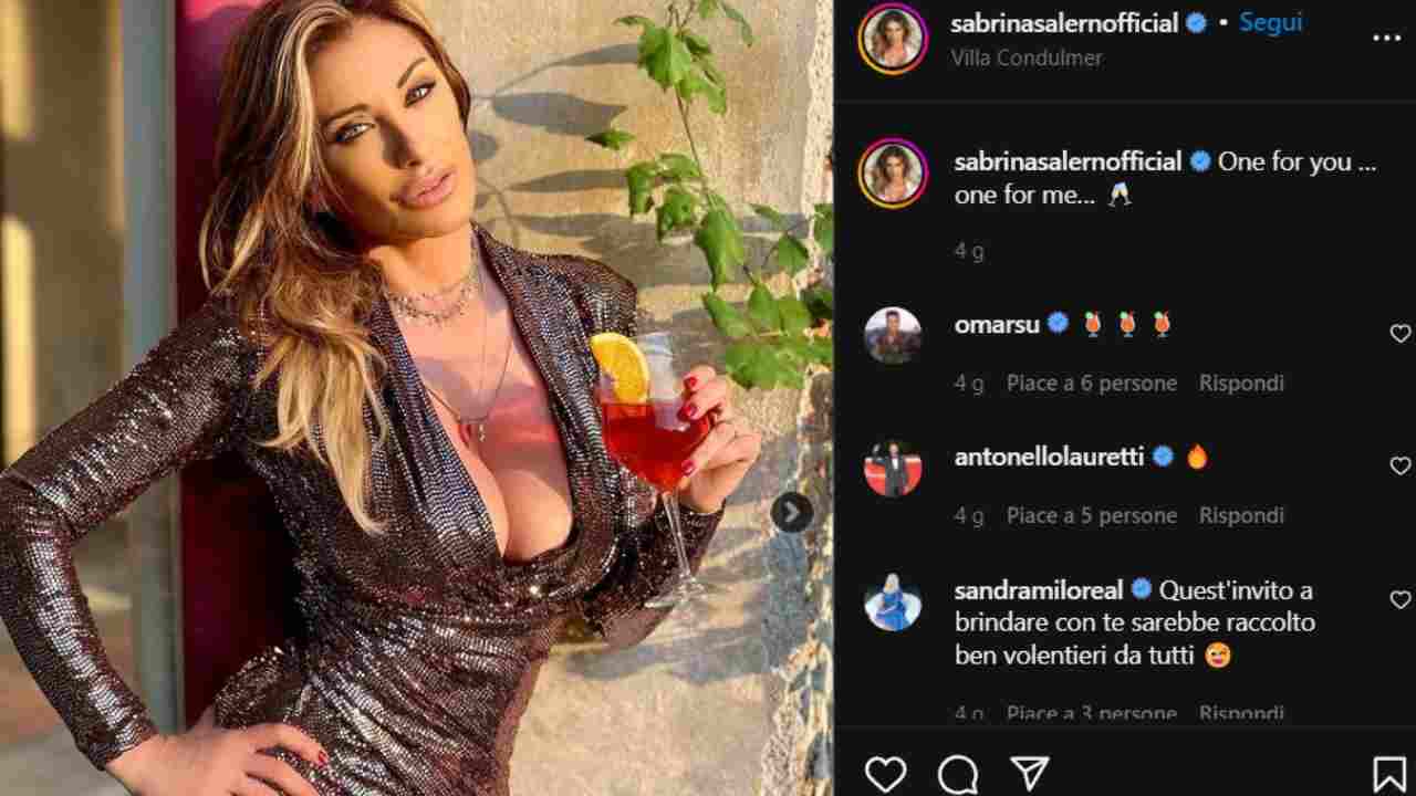 Sabrina Salerno (Instagram) 19 maggio 2022 newstv.it