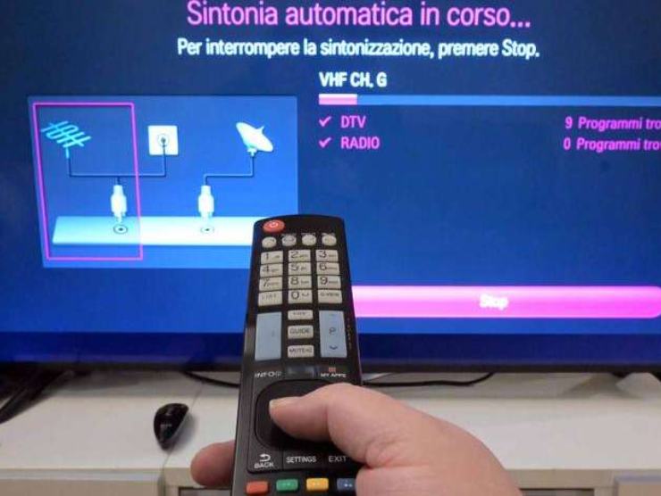 Tv digitale, sintonizzazione (fonte web) 31.05.2022-newstv.it