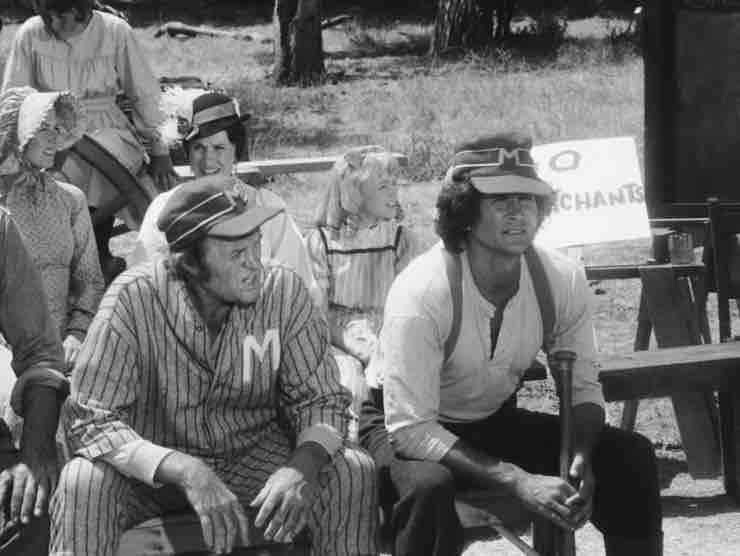 Michael Landon durante le riprese | Web Source