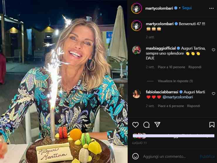 Martina Colombari (Instagram) 31 luglio 2022 newstv.it