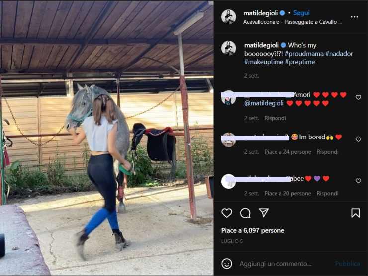 Matilde Gioli (Instagram) 23 luglio 2022 newstv.it