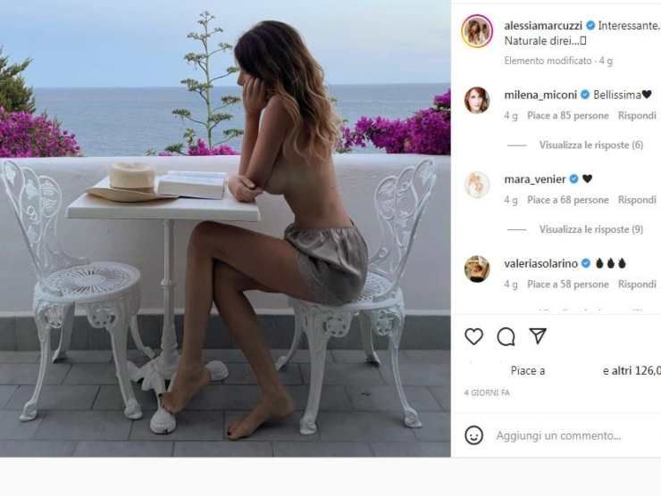 Alessia Marcuzzi (Instagram) 21.9.2022 newstv
