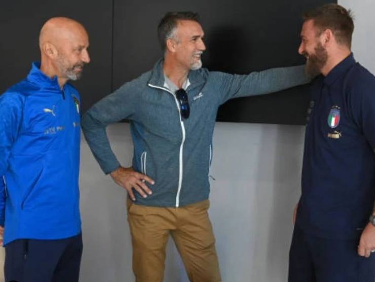 Gianluca Vialli, Gabriel Batistuta e Daniele De Rossi (Instagram) 23 settembre 2022 newstv.it