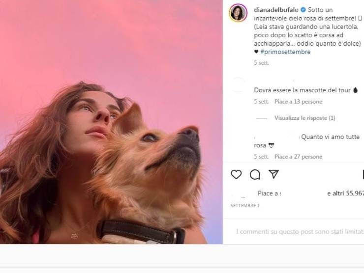 Diana Del Bufalo (Instagram) 8.10.2022 newstv
