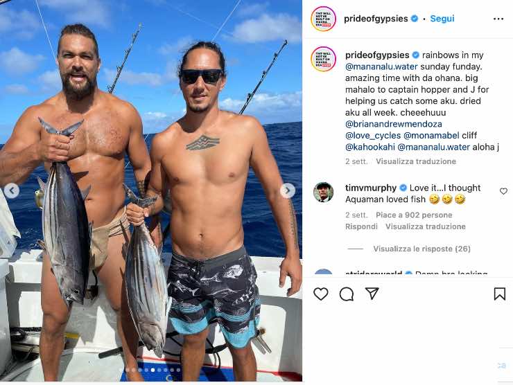 Jason Momoa Instagram 09112022 newstv.it