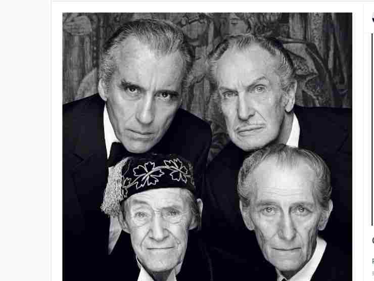 Lee, Price, Cushing e Carradine