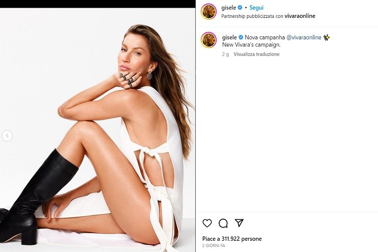 Gisele Bundchen 42 anni modella